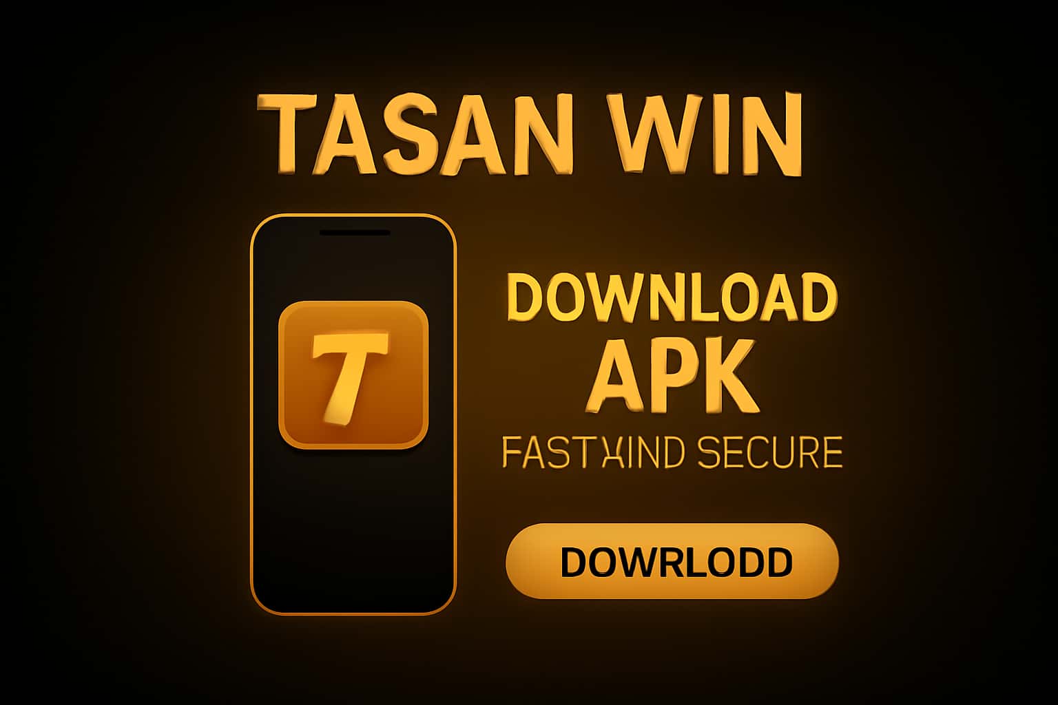 An informative illustration about downloading the Tasan Win APK.