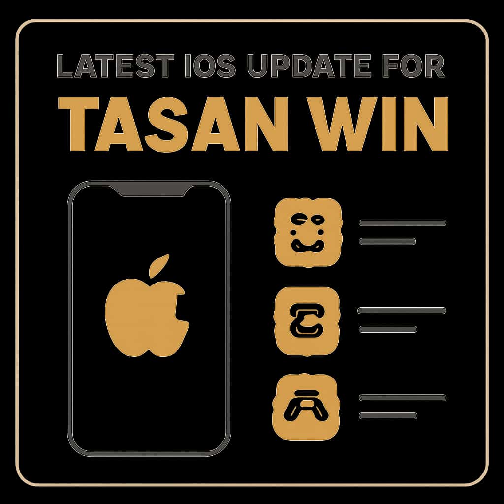 Illustration explaining the Latest iOS Update for Tasan Win.