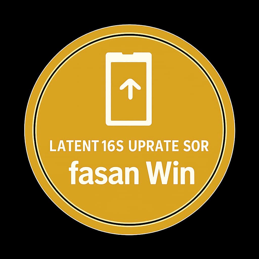 Icon representing the Latest iOS Update for Tasan Win.