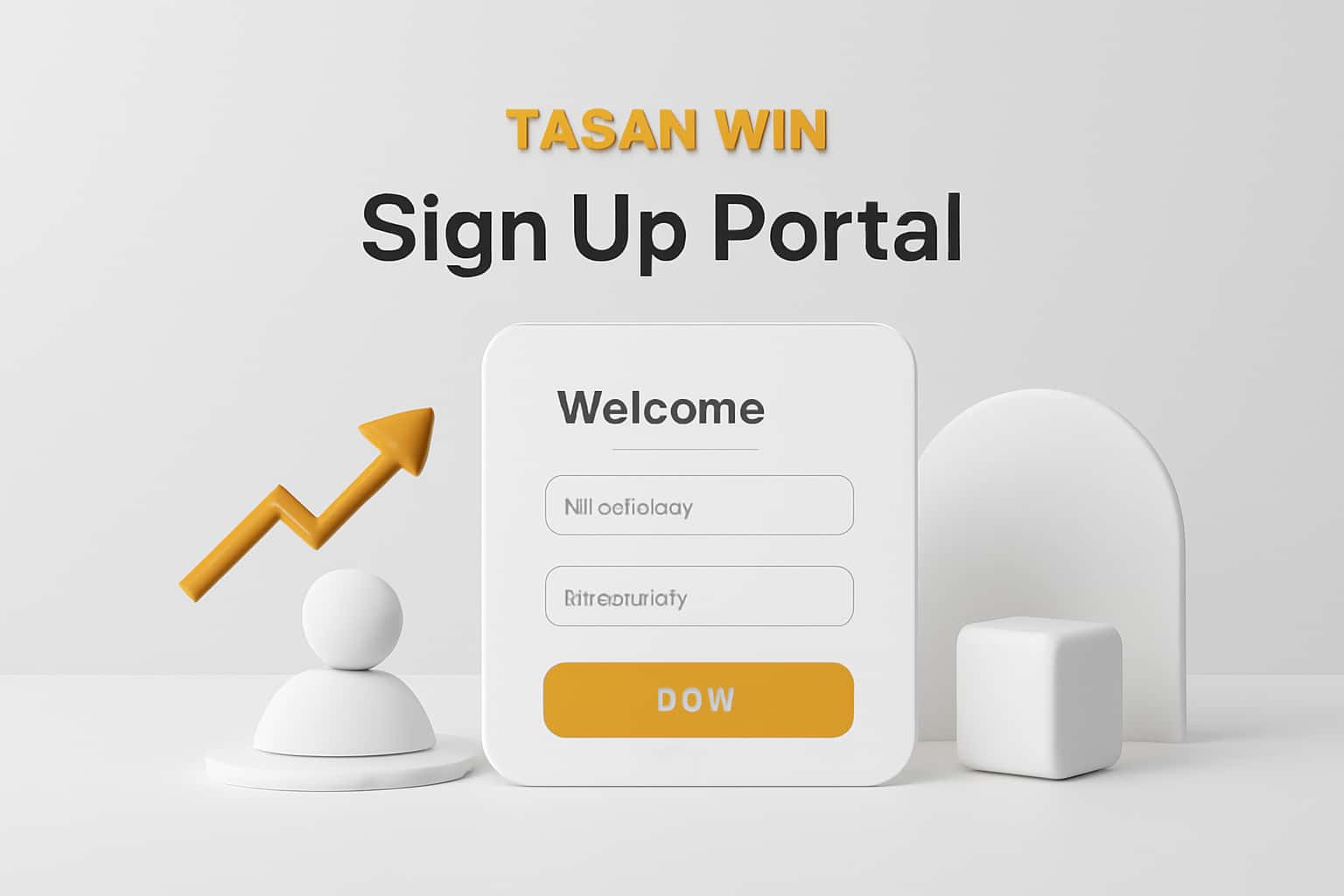 Tasan Win Sign Up Portal Interface