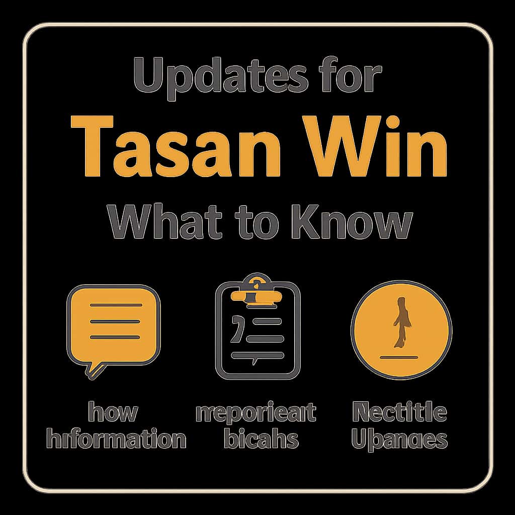 Illustration detailing the update process for Tasan Win.