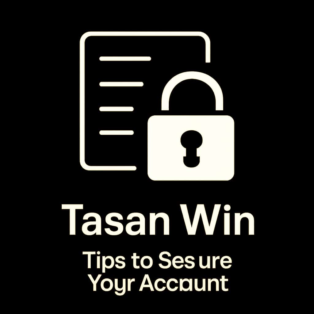 A simple icon depicting security tips for Tasan Win Account.