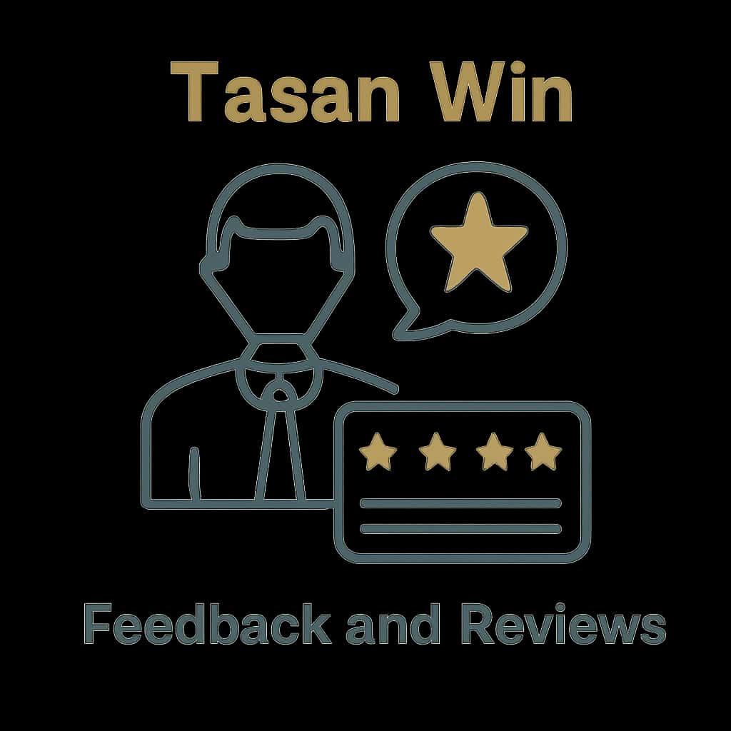 Diagram explaining Tasan Win Feedback and Reviews.