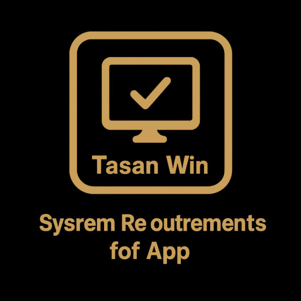 Icon representing system requirements for Tasan Win app.